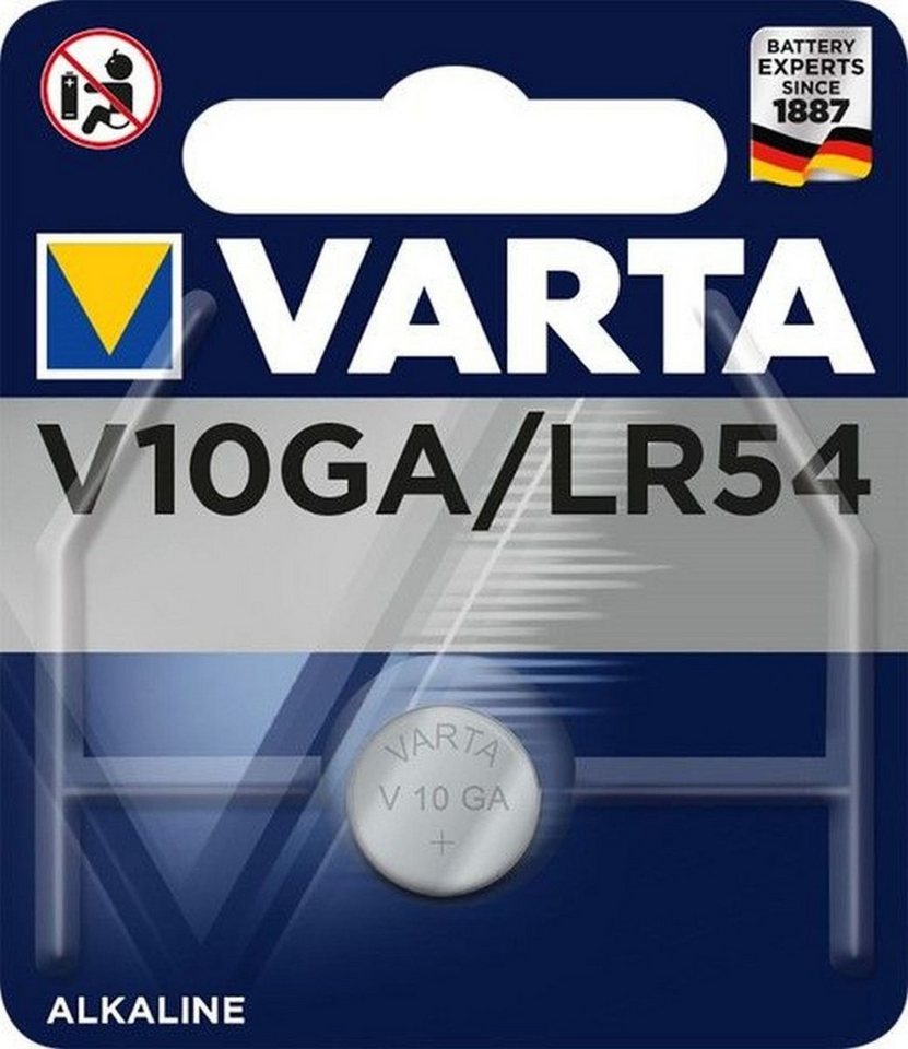 VARTA Knopfzelle V10GA 1,5V 50mAh Batterie von VARTA