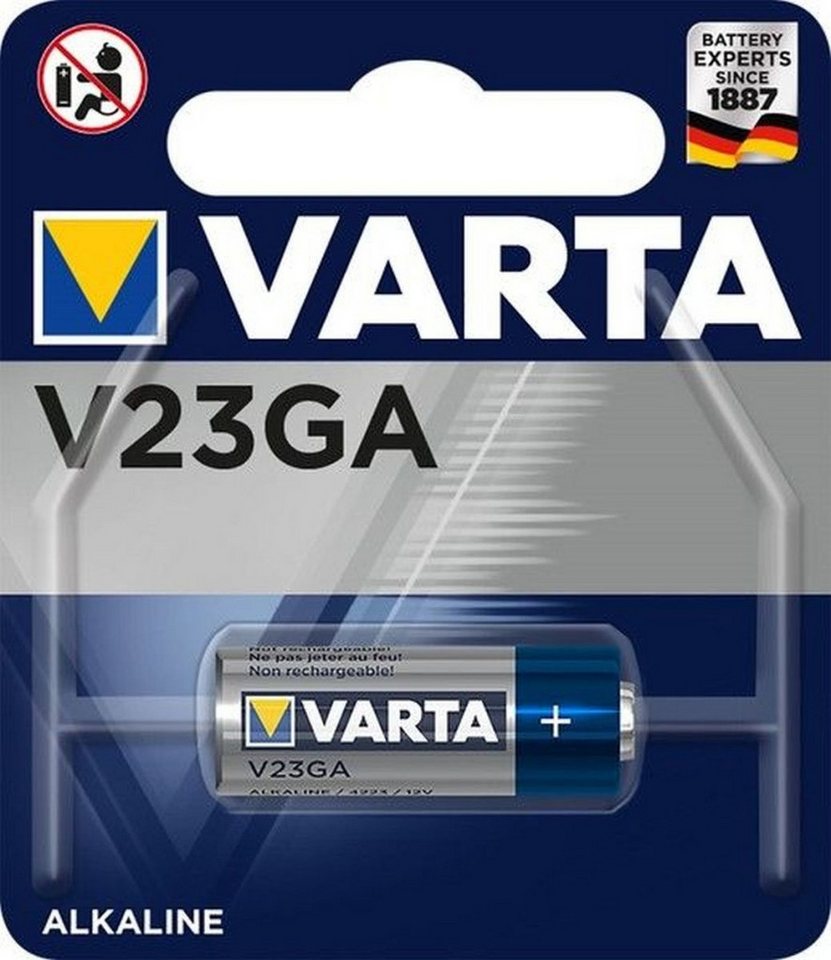 VARTA Knopfzelle V23GA 12V 38mAh. Batterie von VARTA