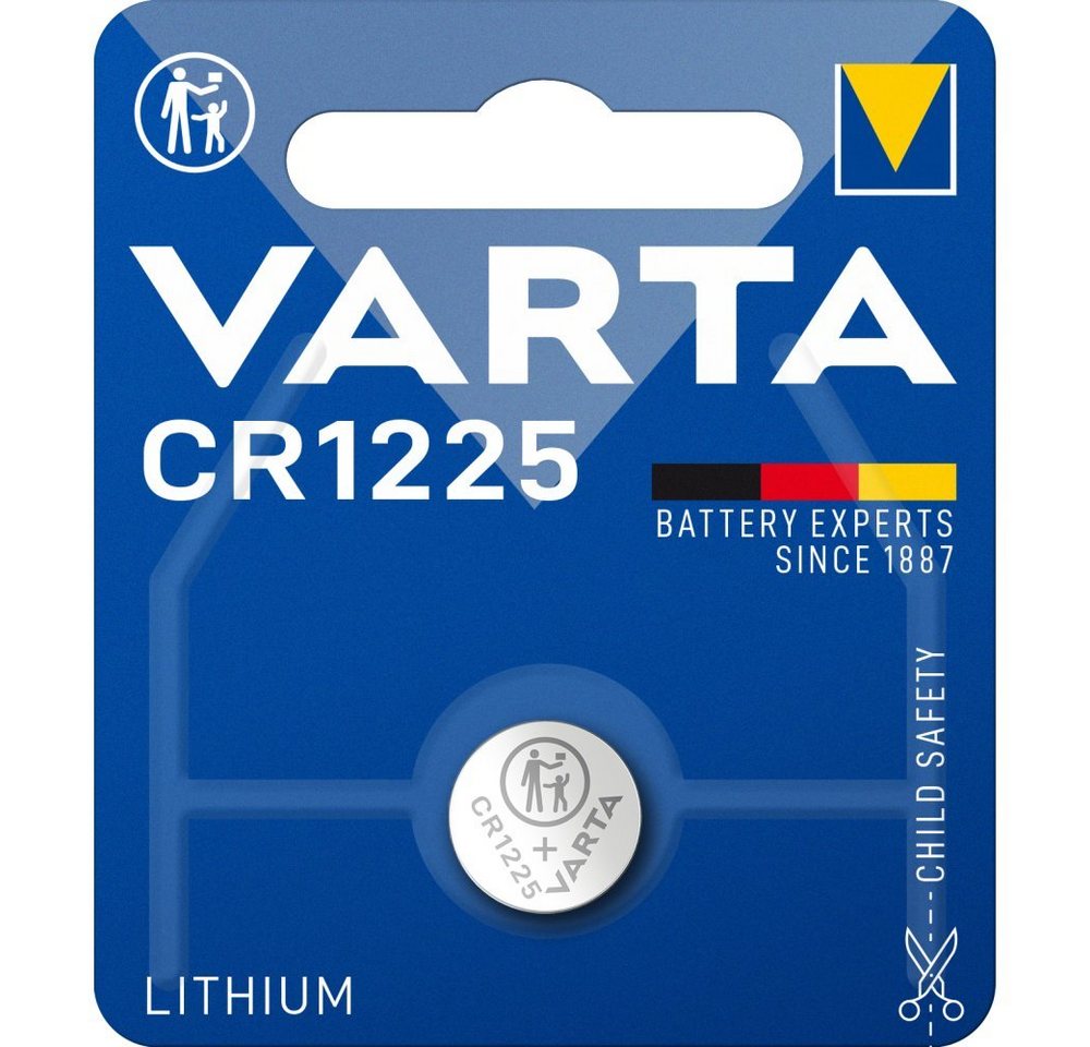VARTA LITHIUM Coin CR1225, 1er Blister Batterie Batterie von VARTA