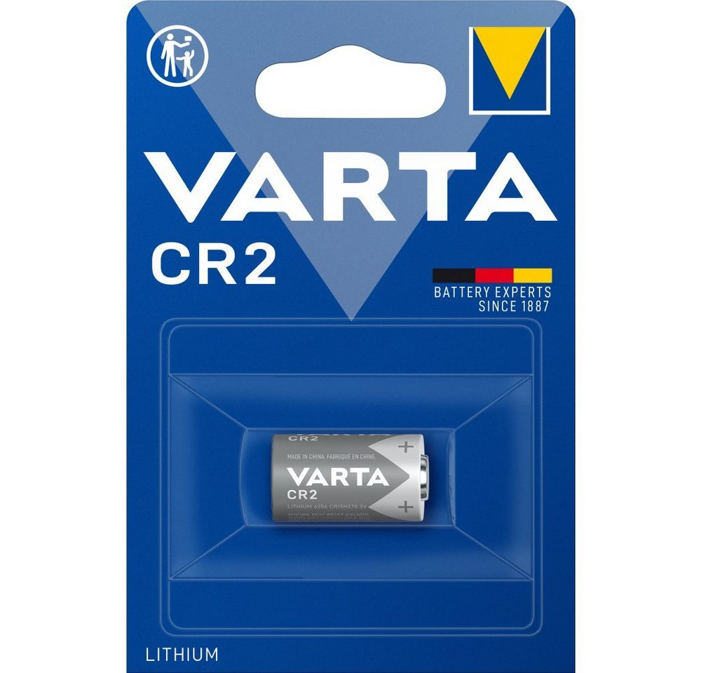 VARTA LITHIUM Cylindrical CR2, 1er Blister Batterie Batterie VARTA LITHIUM Cylindrical CR2, 1er Blister Batterie Batterie von VARTA