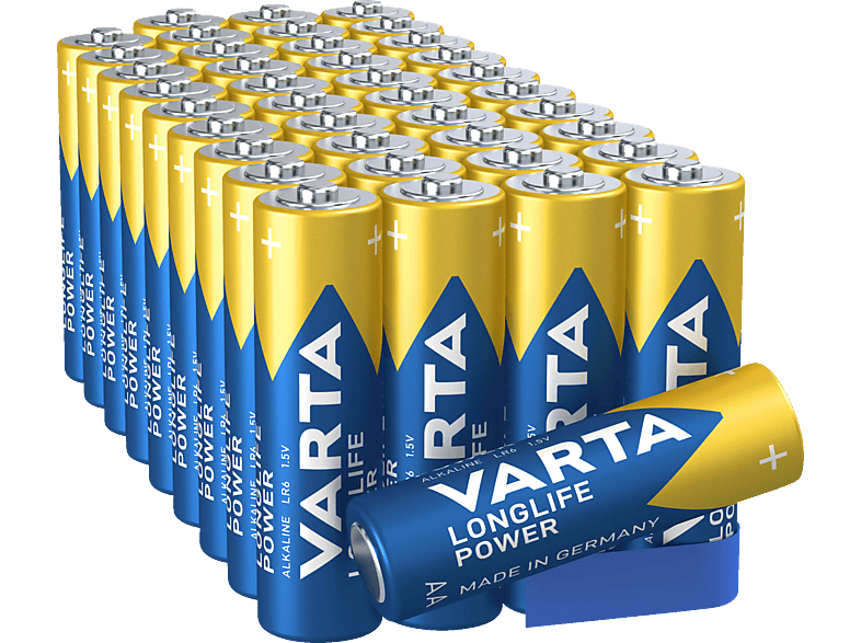 VARTA LONGLIFE Power Storage Box AA Batterien, Alkaline 40 Stück von VARTA