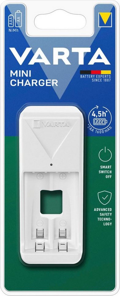 VARTA Mini Charger Batterie-Ladegerät (385 mA, 1-tlg) von VARTA