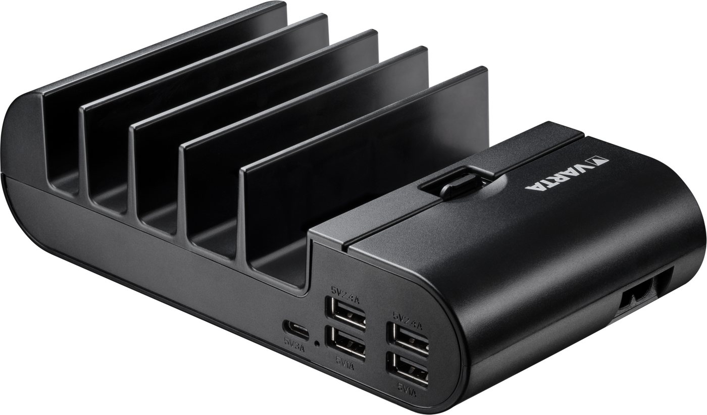 VARTA Powerbank Home Charging Station für 5 Geräte, 50W, mit Powerbank VARTA Powerbank Home Charging Station für 5 Geräte, 50W, mit Powerbank von VARTA