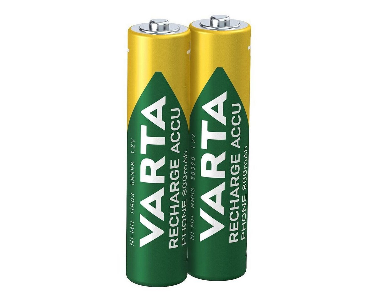 VARTA RECHARGE ACCU Phone Akku (2 St), AAA, vorgeladen von VARTA