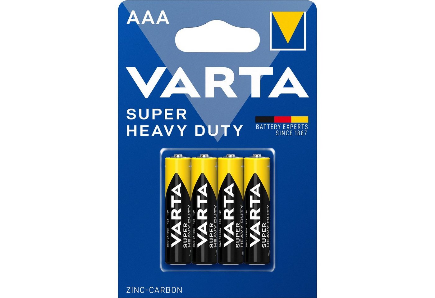 VARTA VARTA Superlife, Batterie, (4 Stück, AAA (Micro) Batterie VARTA VARTA Superlife, Batterie, (4 Stück, AAA (Micro) Batterie von VARTA