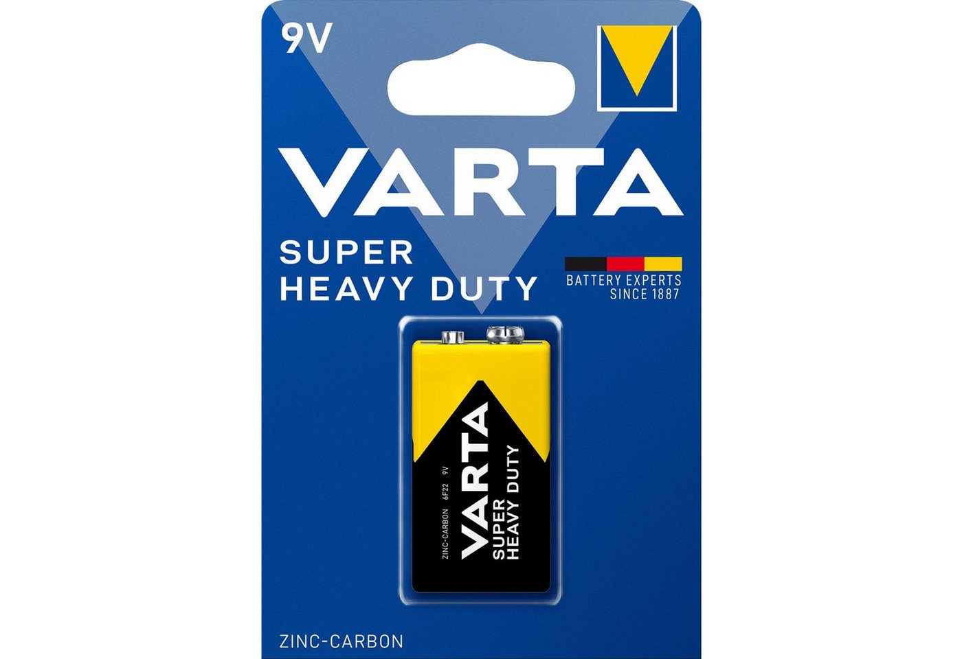 VARTA VARTA Superlife, Batterie, (1 Stück, E-Block Batterie von VARTA