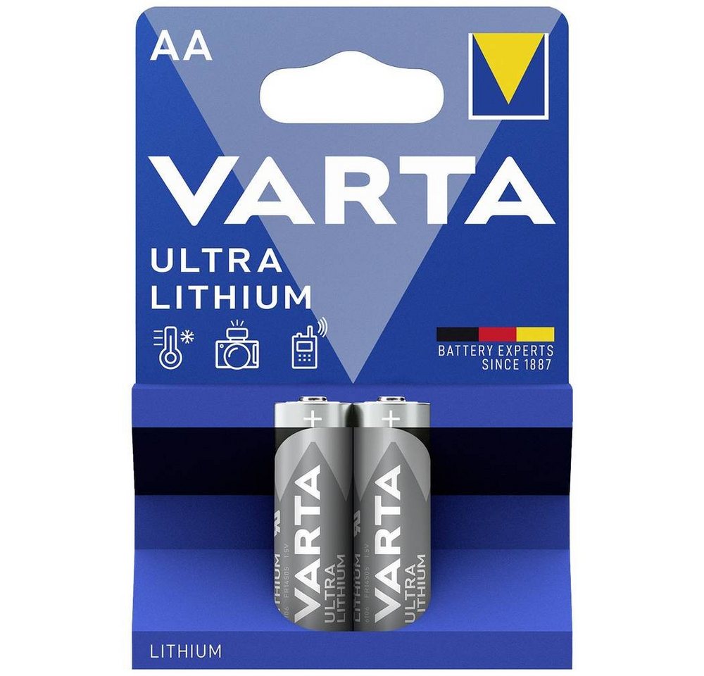 VARTA ULTRA LITHIUM AA Blister 2 Batterie von VARTA
