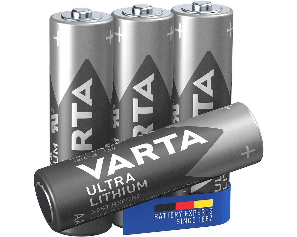 VARTA ULTRA LITHIUM Batterie, (1.5 V, 4 St) von VARTA