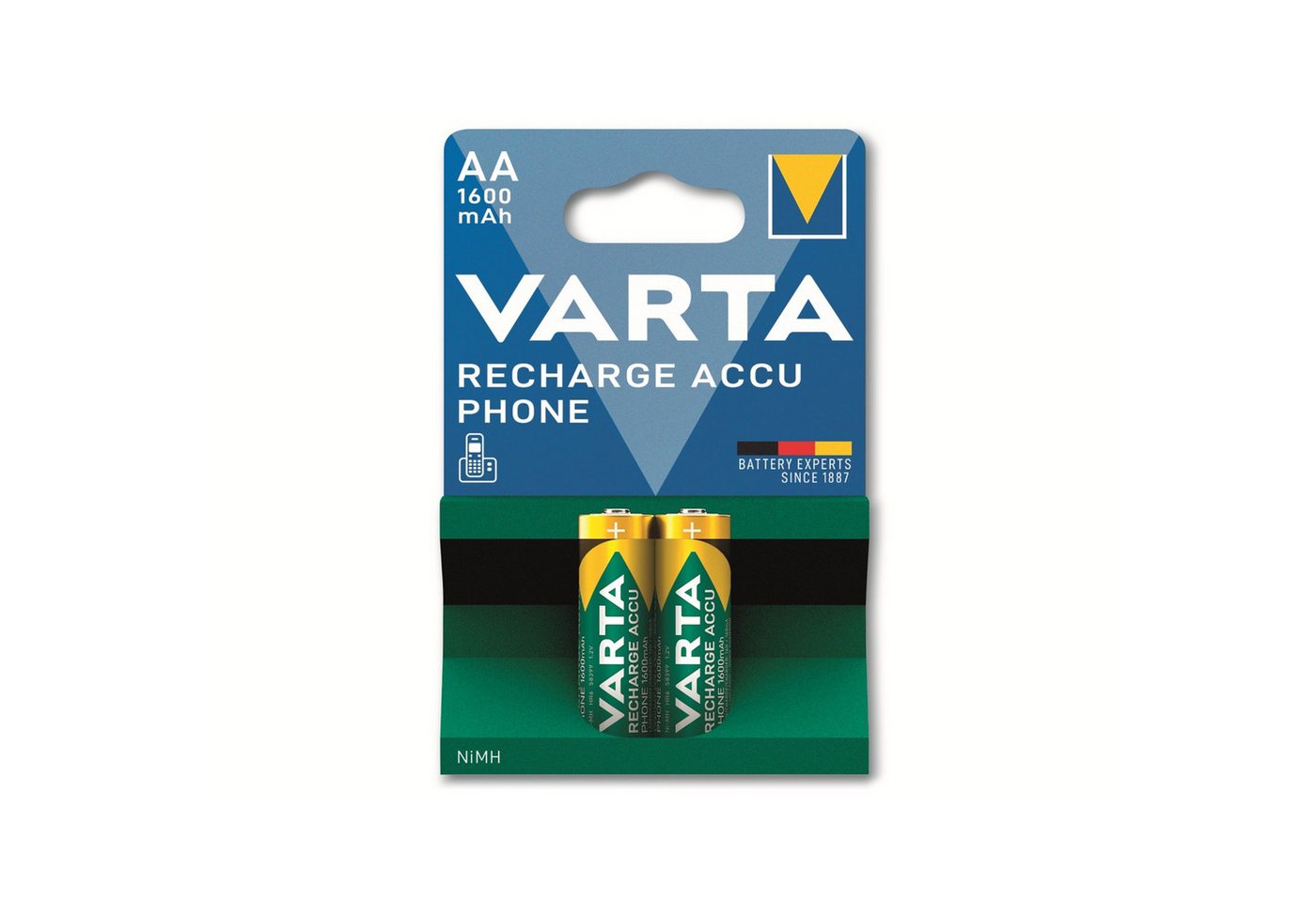 VARTA VARTA Akku NiMH, Mignon, AA, HR06, 1.2V/1600mAh Akku VARTA VARTA Akku NiMH, Mignon, AA, HR06, 1.2V/1600mAh Akku von VARTA
