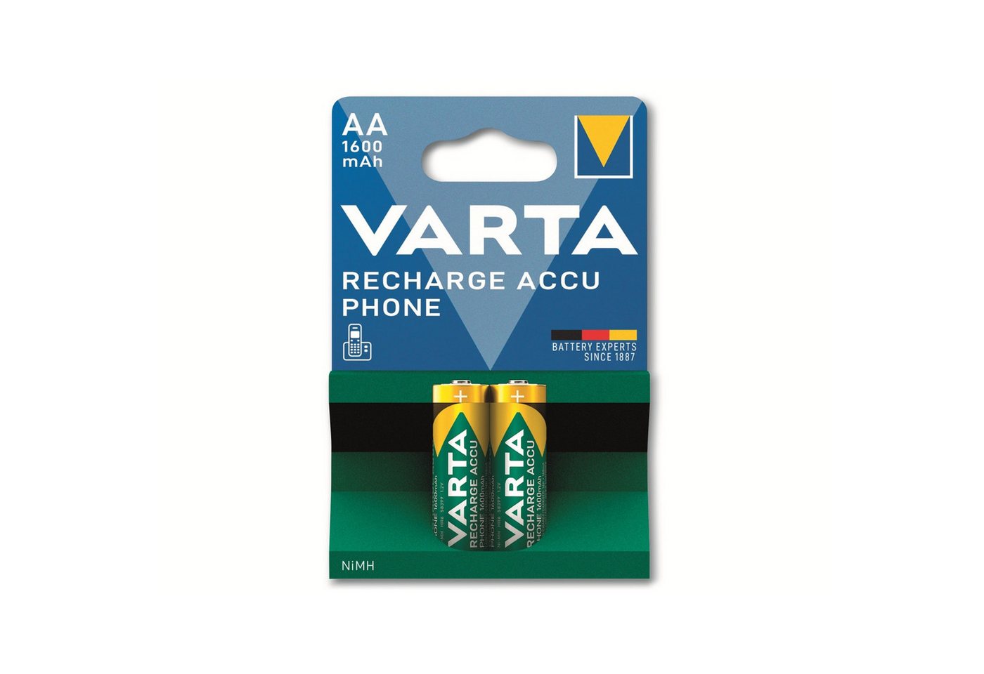 VARTA VARTA Akku NiMH, Mignon, AA, HR06, 1.2V/1600mAh Akku von VARTA