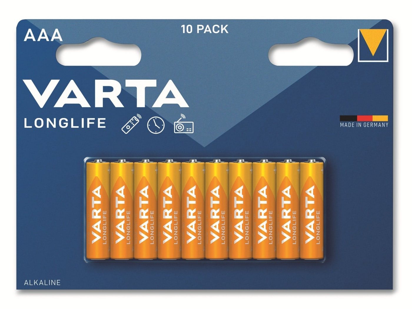 VARTA VARTA Batterie Alkaline, Micro, AAA, LR03, 1.5V Batterie von VARTA