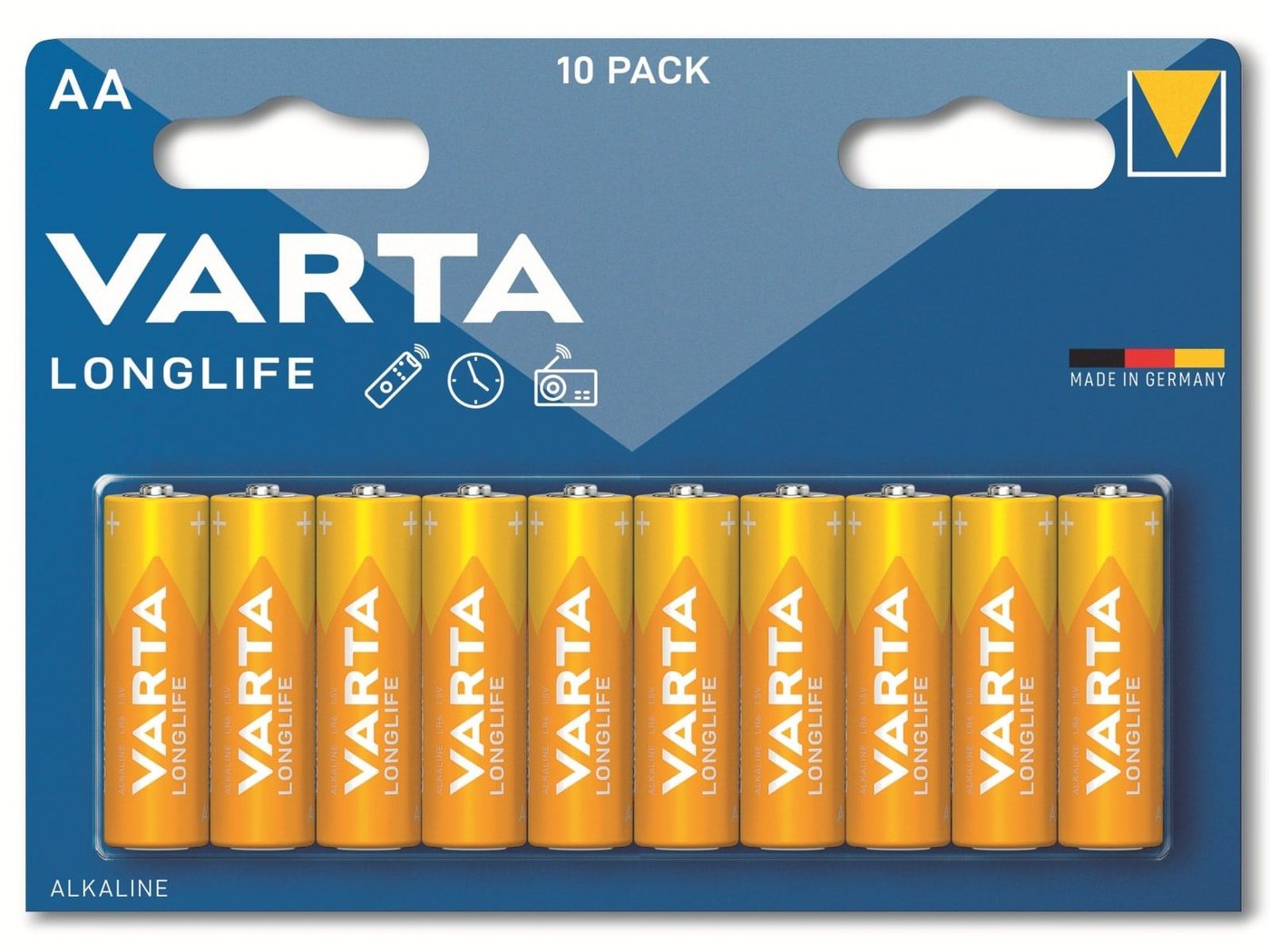 VARTA VARTA Batterie Alkaline, Mignon, AA, LR06, 1.5V Batterie von VARTA