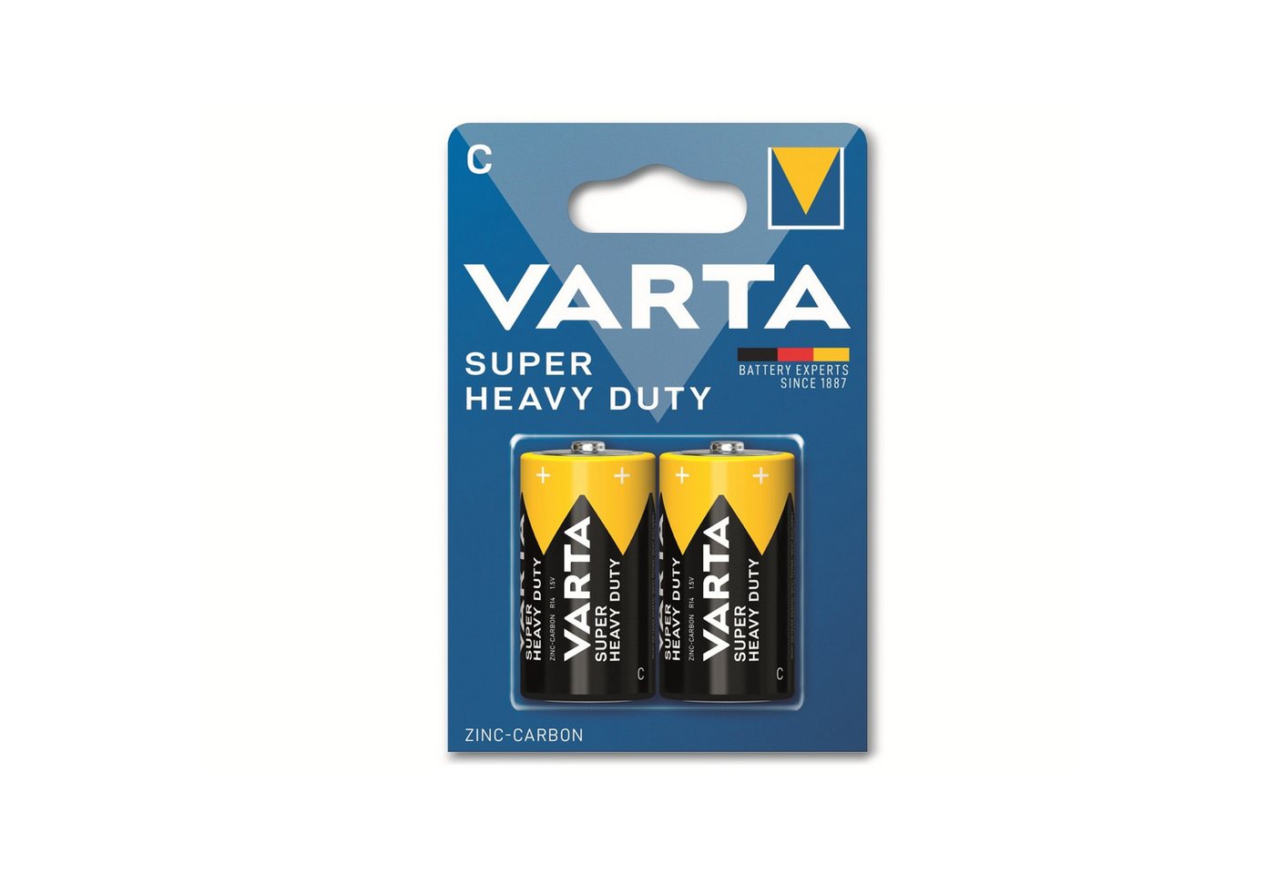 VARTA VARTA Batterie Zink-Kohle, Baby, C, R14, 1.5V Batterie von VARTA