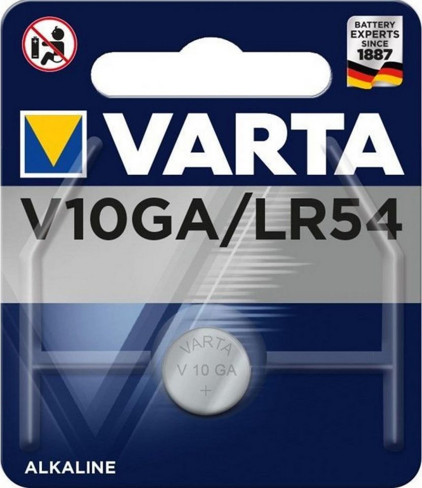 VARTA VARTA Knopfzelle Alkaline LR54 / V10GA Knopfzelle VARTA VARTA Knopfzelle Alkaline LR54 / V10GA Knopfzelle von VARTA
