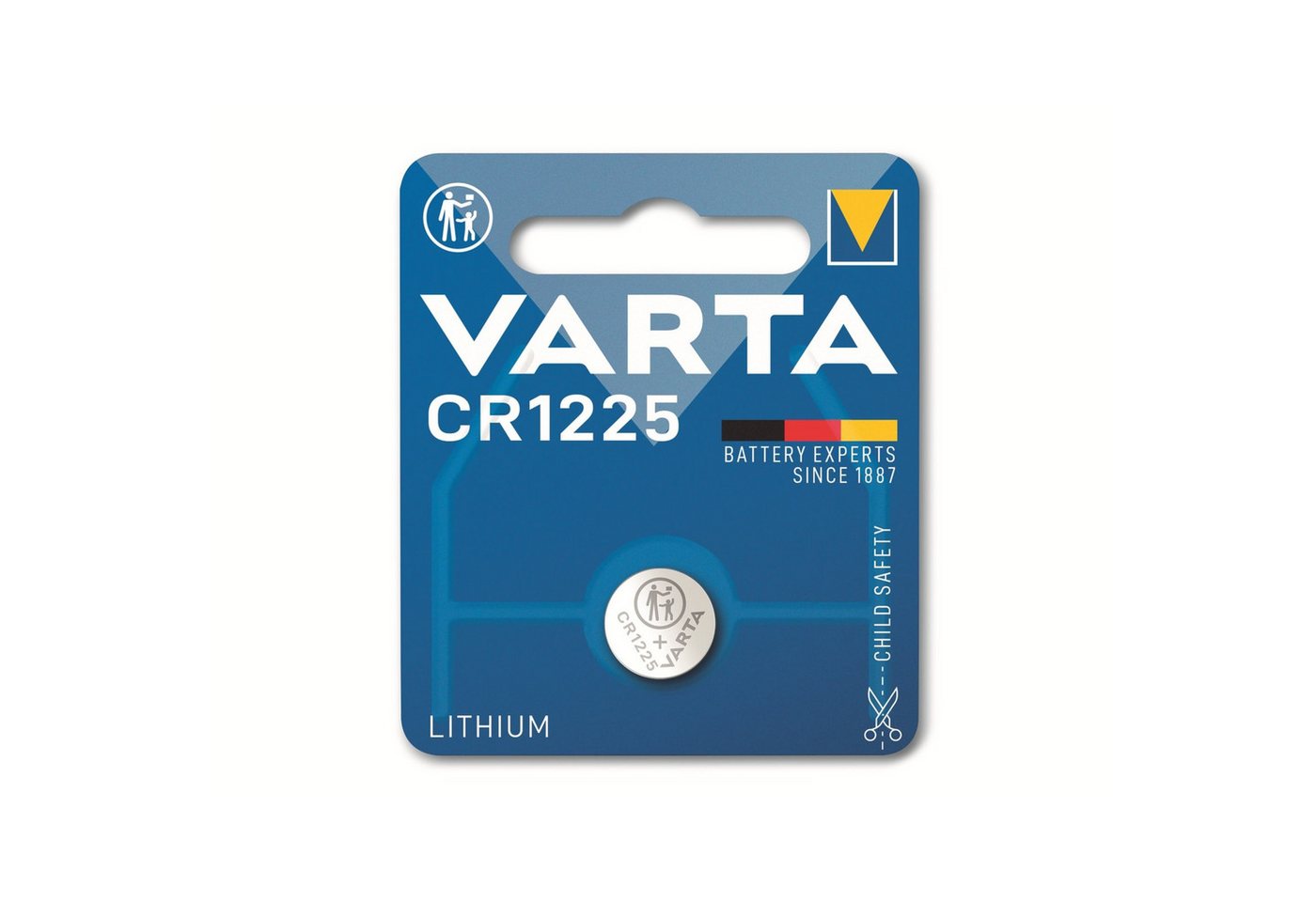 VARTA VARTA Knopfzelle Lithium, CR1225, 3V 1 Stück Batterie von VARTA