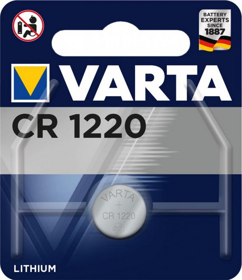 VARTA VARTA Knopfzelle Lithium CR1220, 1er Blister Knopfzelle VARTA VARTA Knopfzelle Lithium CR1220, 1er Blister Knopfzelle von VARTA