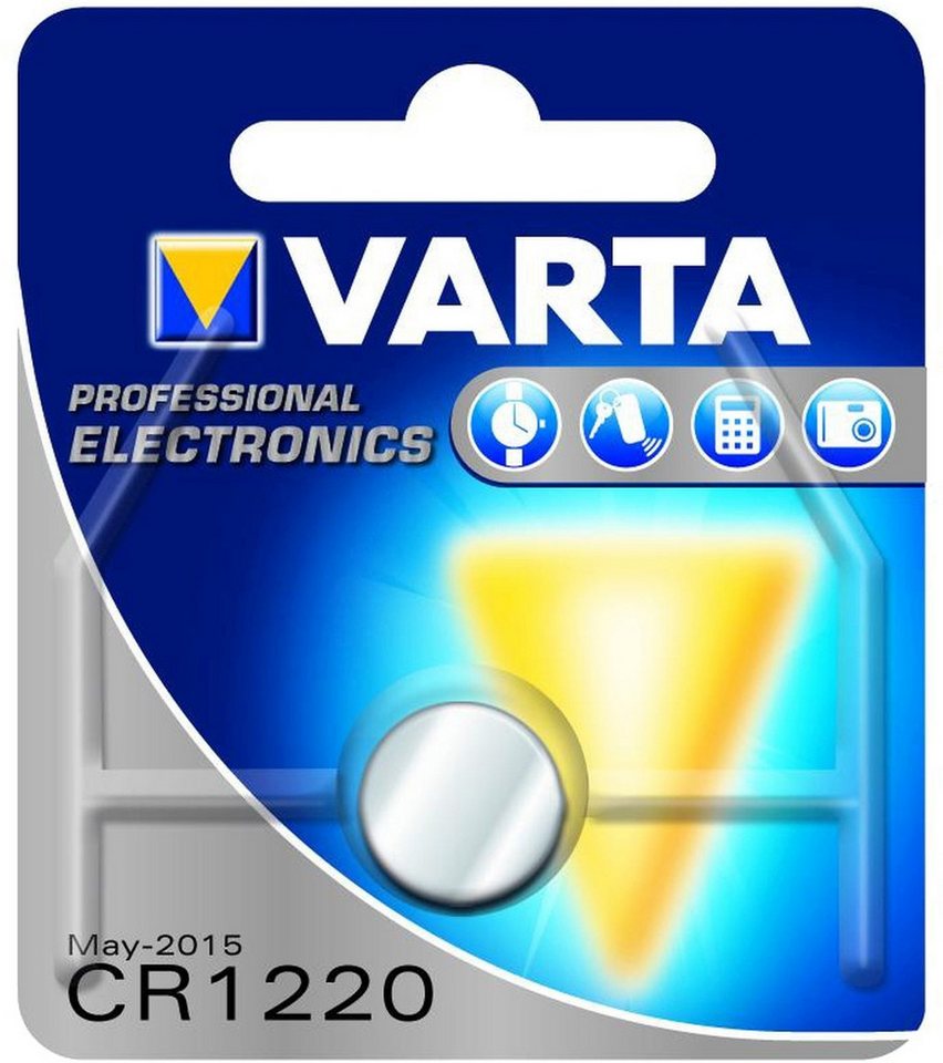 VARTA VARTA Knopfzellenbatterie Electronics CR1220 Lithium. Batterie VARTA VARTA Knopfzellenbatterie Electronics CR1220 Lithium. Batterie von VARTA