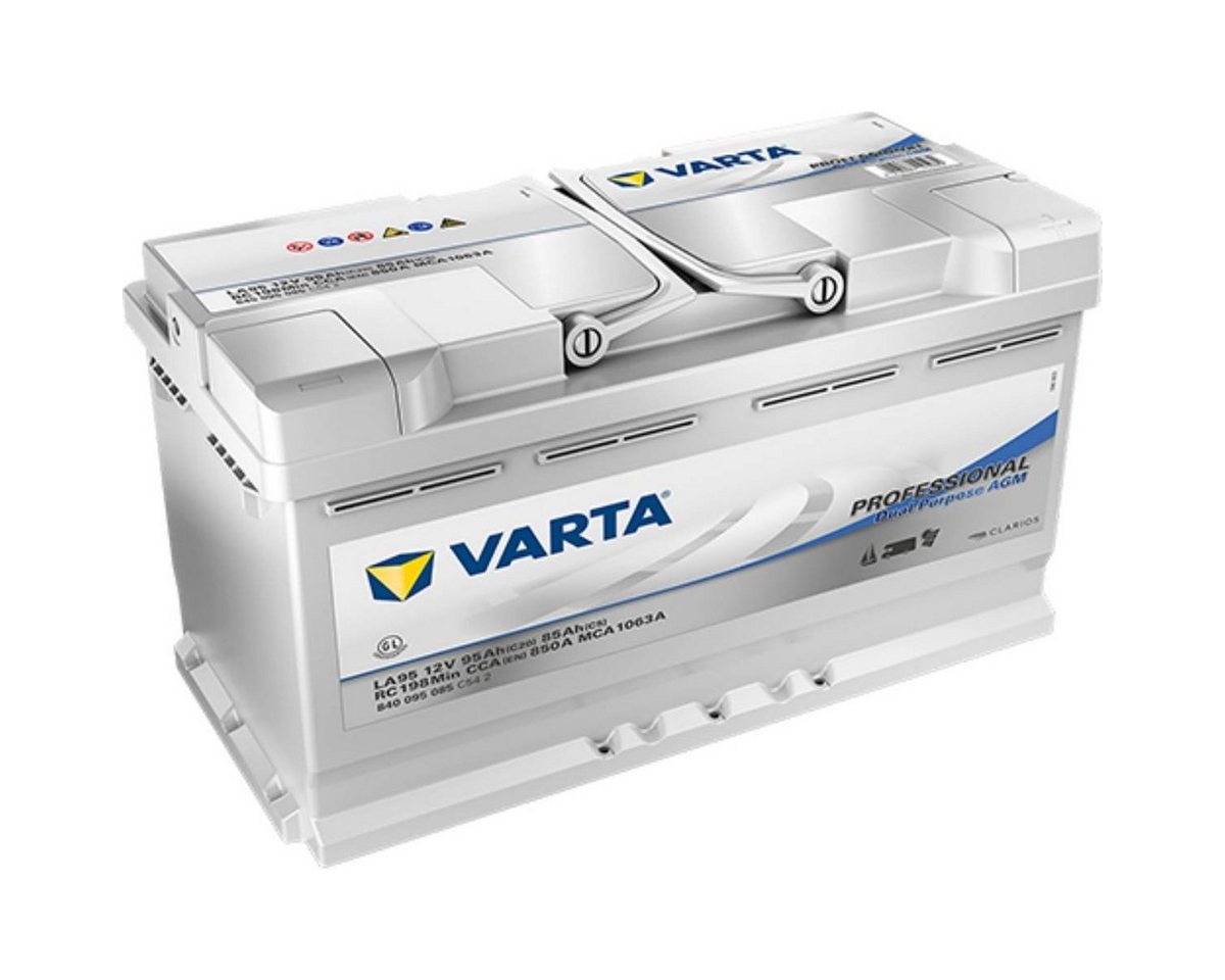 VARTA VARTA LA95 Professional AGM 95Ah 12V 850A Batterie Batterie, (12 V V) von VARTA