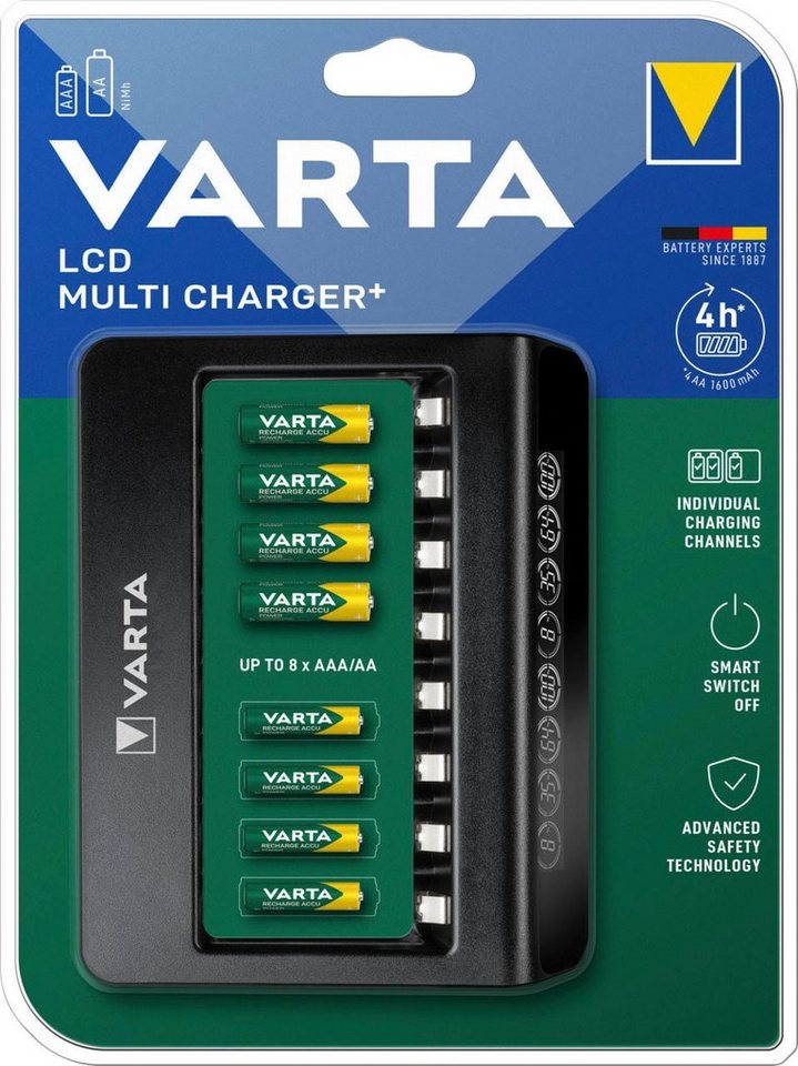 VARTA VARTA LCD Multi Charger+ Akku-Ladestation VARTA VARTA LCD Multi Charger+ Akku-Ladestation von VARTA