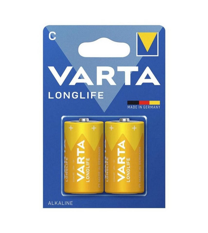 VARTA VARTA Longlife C 2er Baby Batterie, (20 St) von VARTA