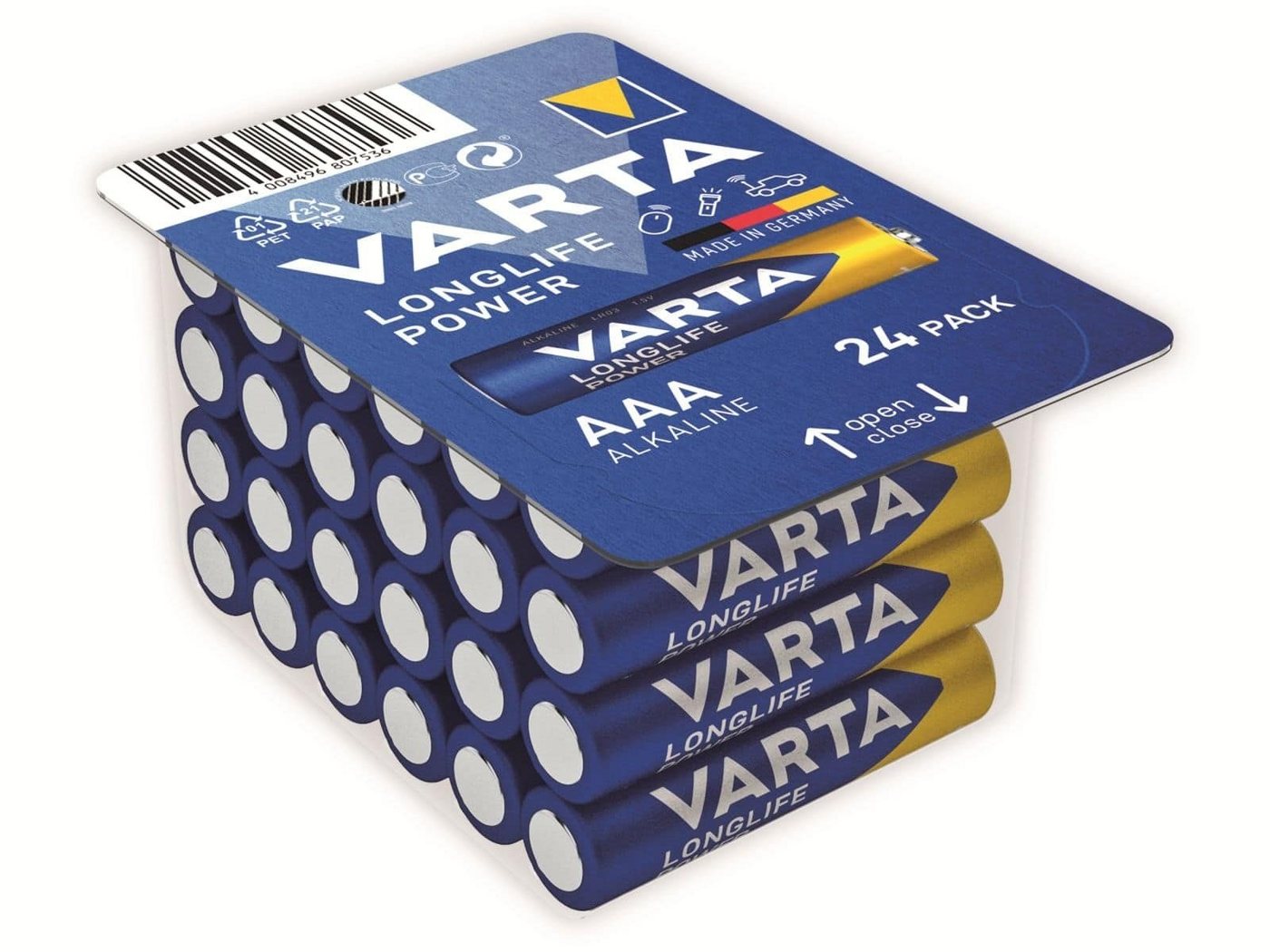 VARTA VARTA Micro-Batterie LONGLIFE POWER, 24er Box Batterie von VARTA