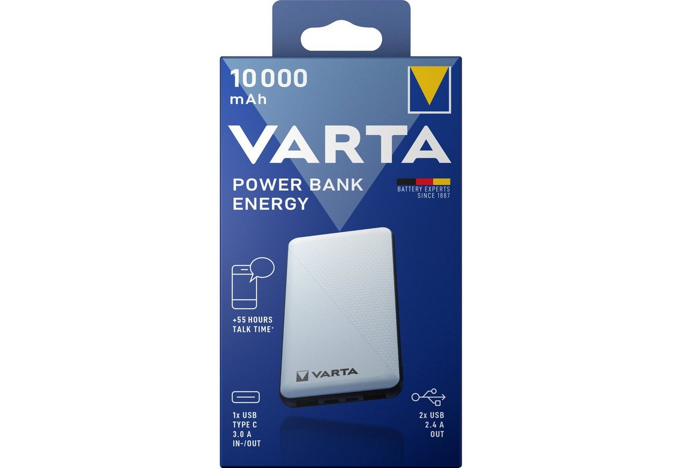 VARTA VARTA Powerbank Energy 10000, (10.000 mAh) Powerbank von VARTA
