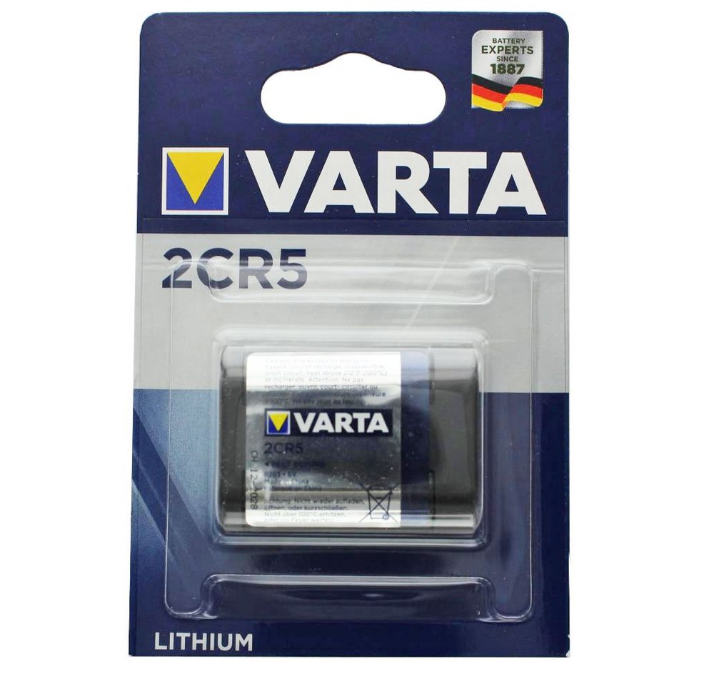 VARTA Varta 2CR5 Photo-Lithium Batterie 6203 10er Pack Fotobatterie, (6,0 V) von VARTA
