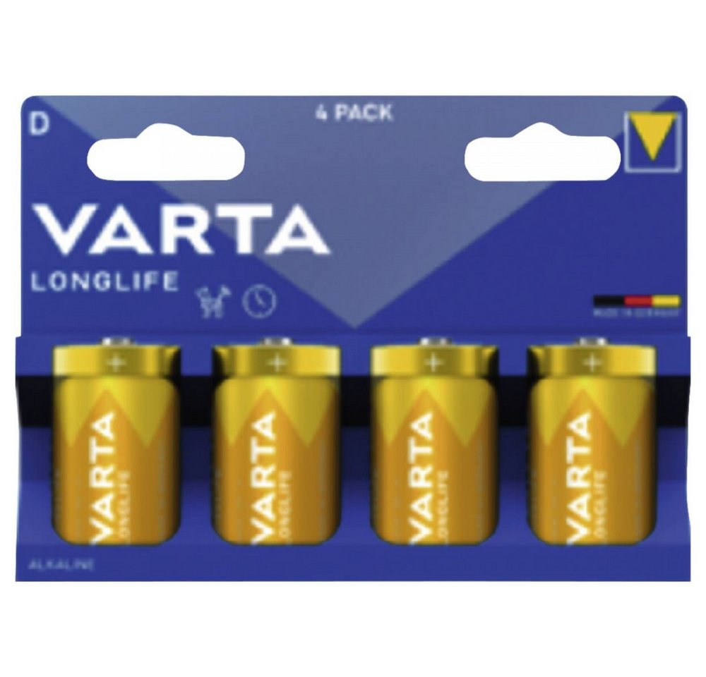 VARTA Varta 4120 LONGLIFE Mono D Batterien 4er Blister Akku Varta 4120 LONGLIFE Mono D Blister 4, Hohe Qualität von Varta VARTA Varta 4120 LONGLIFE Mono D Batterien 4er Blister Akku Varta 4120 LONGLIFE Mono D Blister 4, Hohe Qualität von Varta von VARTA