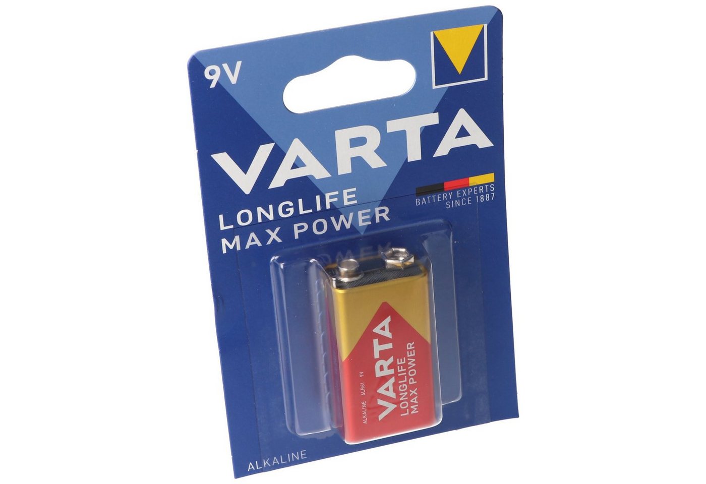 VARTA Varta 4722 Longlife Max Power 9V-Block, 9V Batterie ideal für Rauchme Batterie VARTA Varta 4722 Longlife Max Power 9V-Block, 9V Batterie ideal für Rauchme Batterie von VARTA