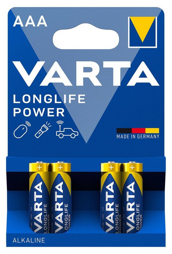 VARTA Varta 4903 Batterie LR03, Micro, AAA - im Blister Batterie VARTA Varta 4903 Batterie LR03, Micro, AAA - im Blister Batterie von VARTA