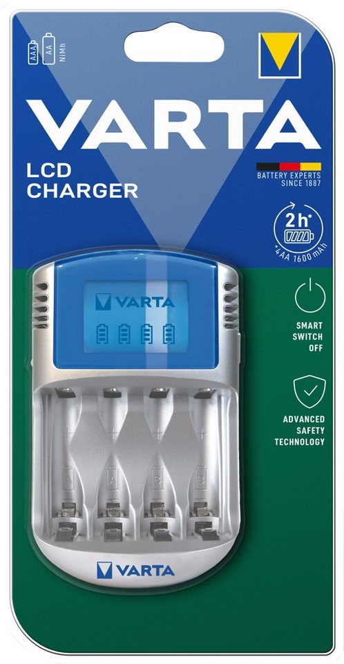 VARTA Varta Akku Charger LCD USB IN KFZ für 4 AA / AAA 57070 Batterie-Ladegerät VARTA Varta Akku Charger LCD USB IN KFZ für 4 AA / AAA 57070 Batterie-Ladegerät von VARTA