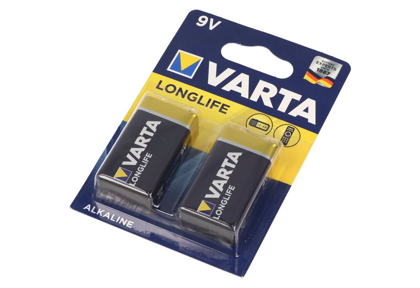 VARTA Varta Batterie Alkaline E-Block 6LP3146 9V Longlife Power Retail Blis Batterie, (9,0 V) von VARTA