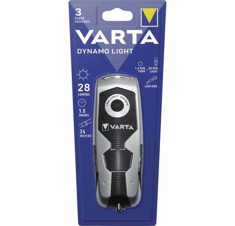 VARTA Varta Dynamo Light - Kompakte Taschenlampe mit Akku. Elektro-Kabel, Akkubetrieb mit integriertem Dynamo, Akkubetrieb mit integriertem Dynamo VARTA Varta Dynamo Light - Kompakte Taschenlampe mit Akku. Elektro-Kabel, Akkubetrieb mit integriertem Dynamo, Akkubetrieb mit integriertem Dynamo von VARTA