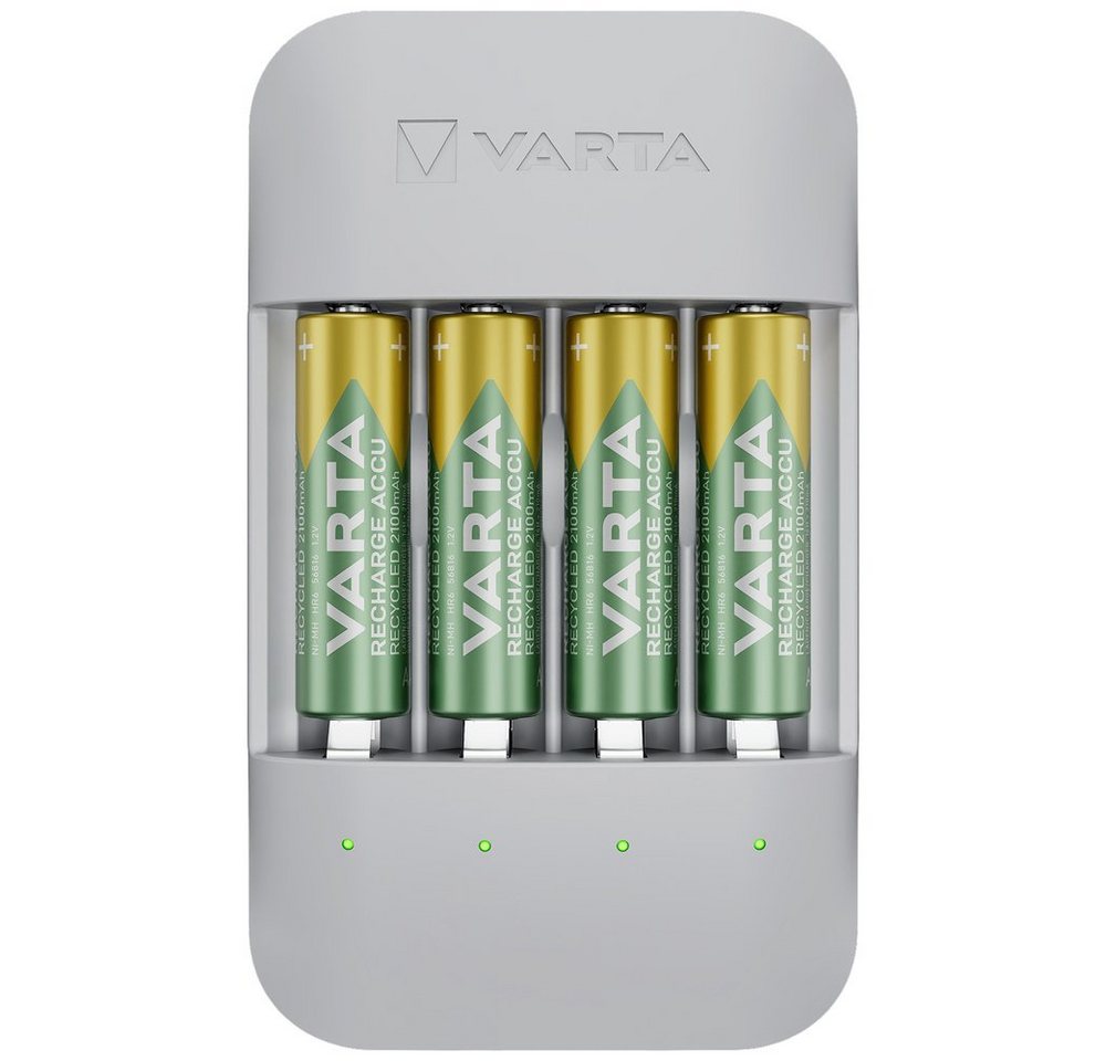 VARTA Varta Eco Charger Pro Rundzellen-Ladegerät NiMH Micro (AAA), Mignon (A Rundzellen-Lader von VARTA