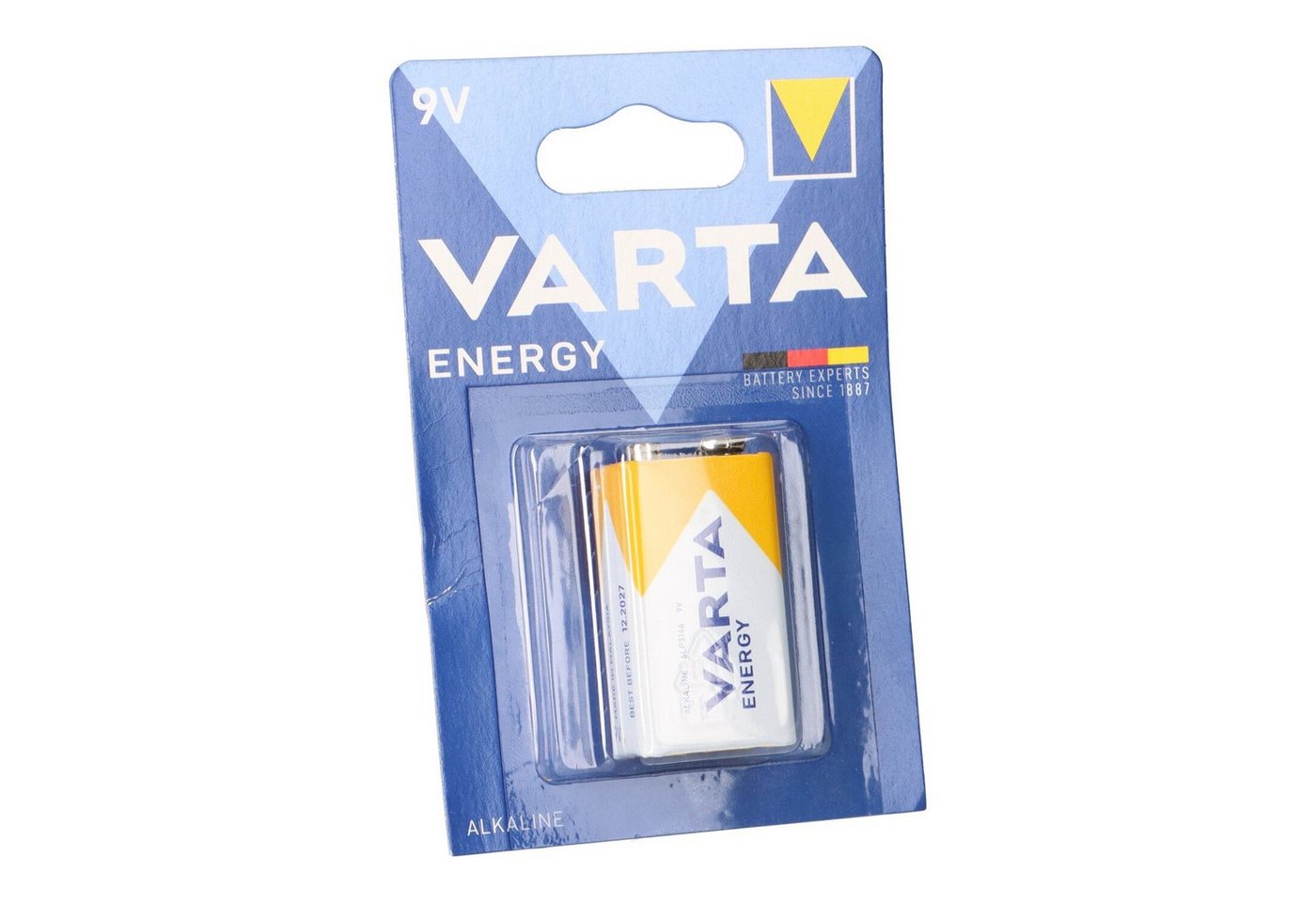 VARTA Varta Energy 9V-Block Batterie 1er Blister AlMn 565mAh Batterie VARTA Varta Energy 9V-Block Batterie 1er Blister AlMn 565mAh Batterie von VARTA