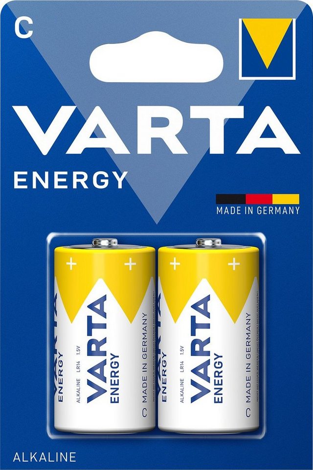 VARTA Varta Energy Batterie Alkaline, Baby, C, LR14, 1.5V 2er Pack Batterie, (1,5 V) von VARTA