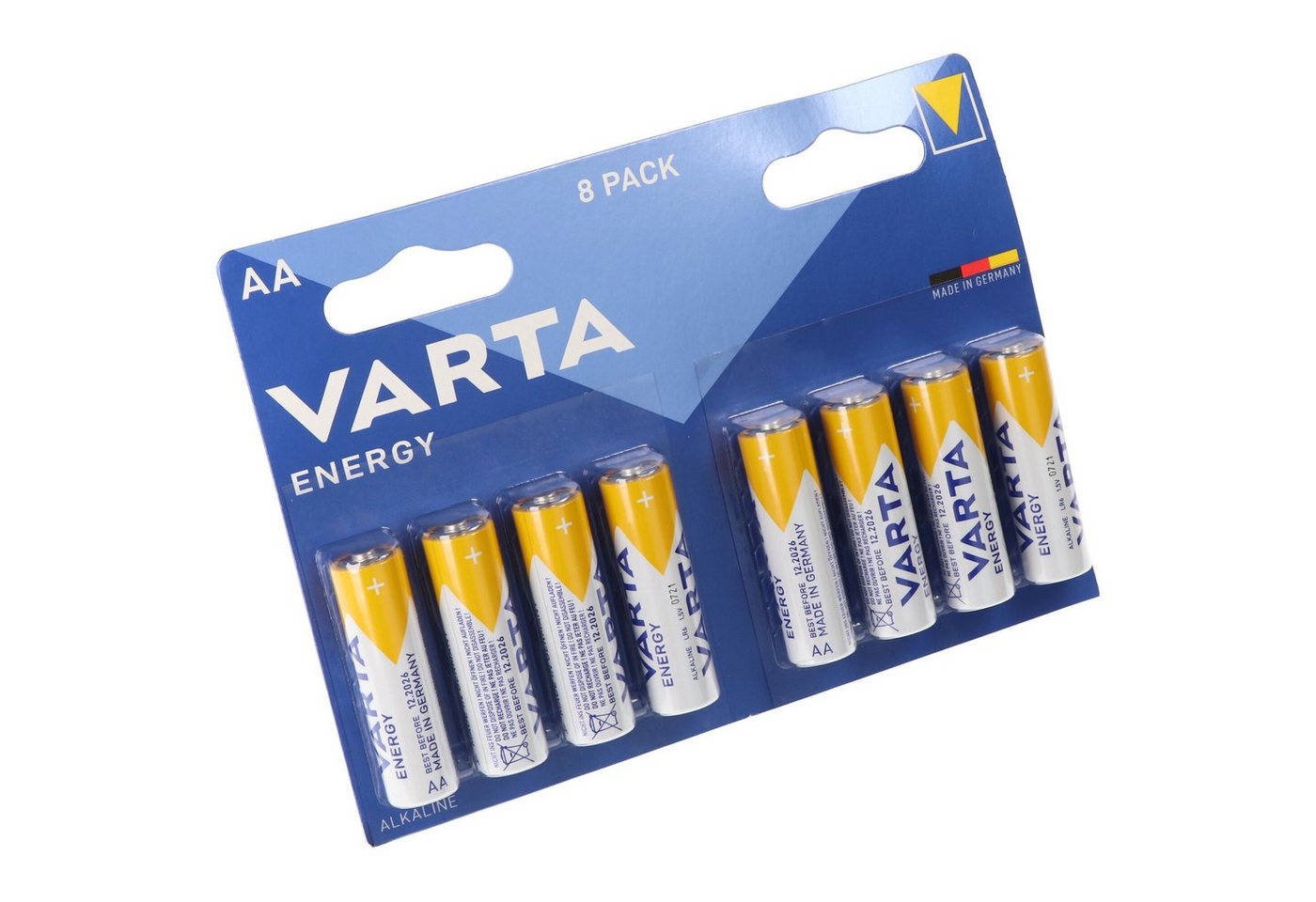 VARTA Varta Energy Batterie Alkaline, Mignon, AA, LR06, 1.5V 8er Pack Batterie, (1,5 V) von VARTA