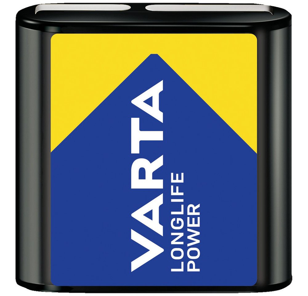 VARTA Varta LONGLIFE Power 4.5V Bli 1 Flach-Batterie Alkali-Mangan 6100 mAh Batterie, (4.50 V) von VARTA