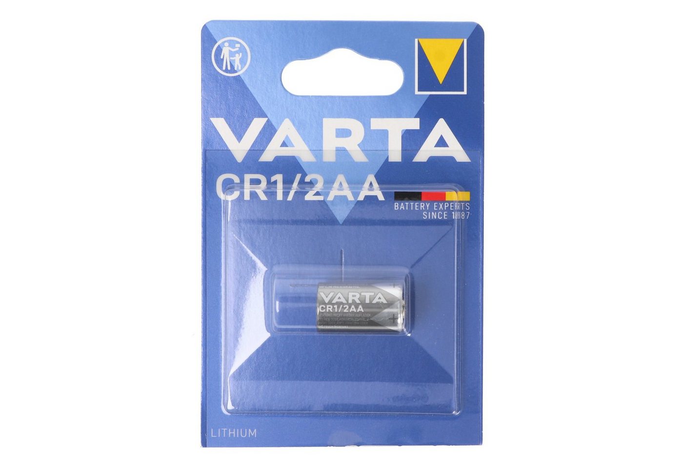 VARTA Varta Lithium CR 1/2 AA Varta 6127 3,0V 950mAh, Polung beachten Batterie, (3,0 V) von VARTA