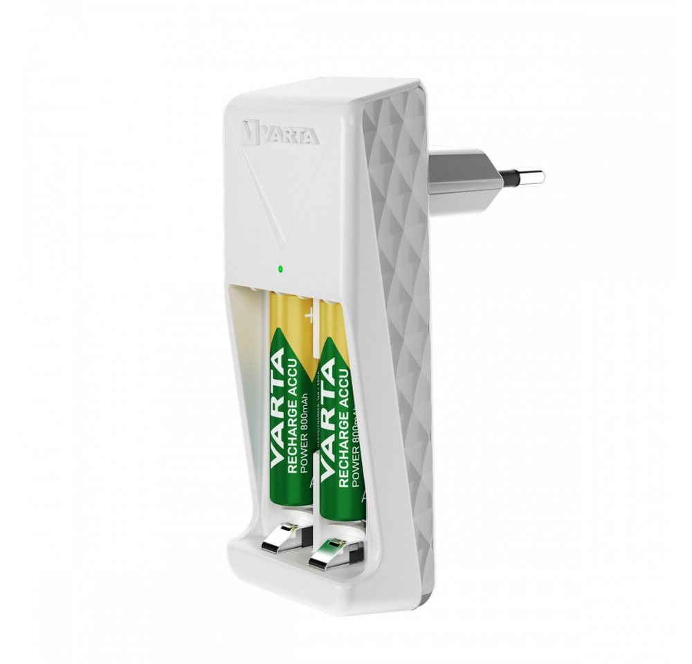 VARTA Varta Mini Charger 2xAAA (800mA) - Kompaktes Ladegerät. Akku Varta Mini Charger 2xAAA (800mA), Kompakter Mini-Ladegerät für 2xAAA Batterien von VARTA
