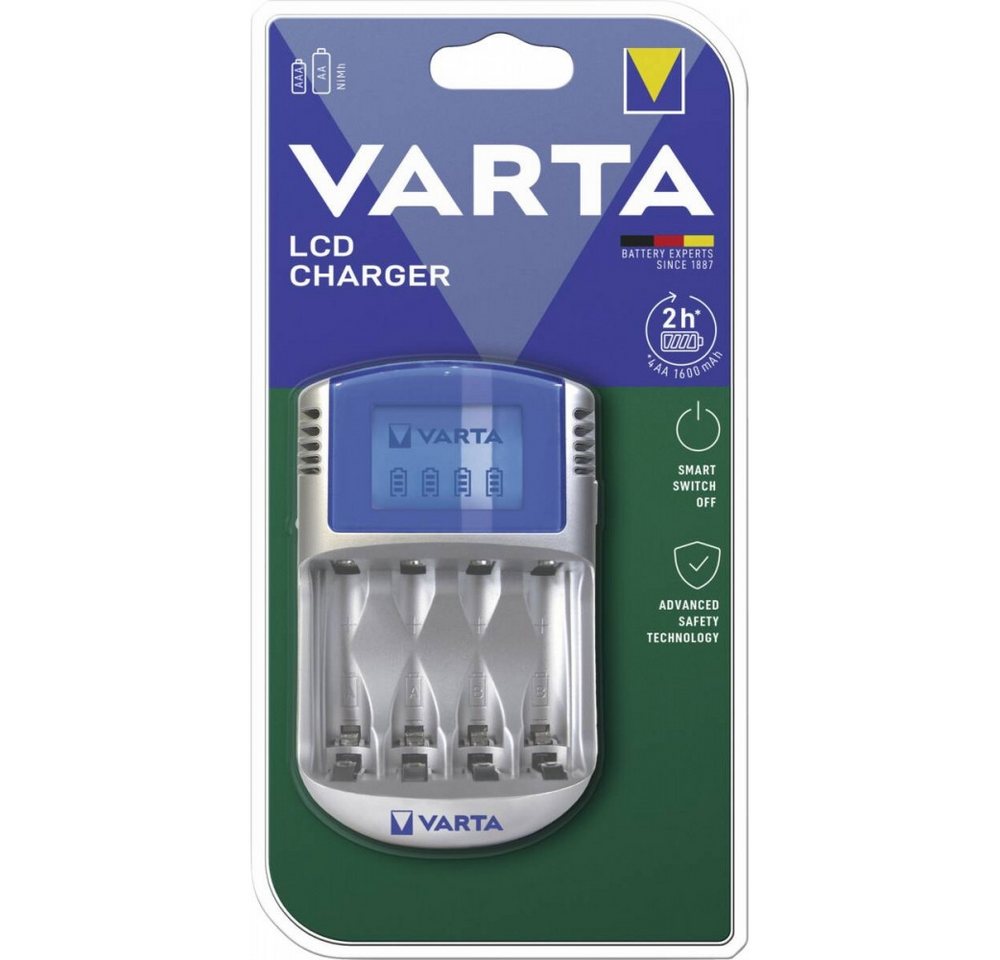 VARTA Varta Power Play LCD-Ladegerät für Akkus. Akku Varta Power Play LCD-Charger, LCD-Anzeige für Ladezustand VARTA Varta Power Play LCD-Ladegerät für Akkus. Akku Varta Power Play LCD-Charger, LCD-Anzeige für Ladezustand von VARTA