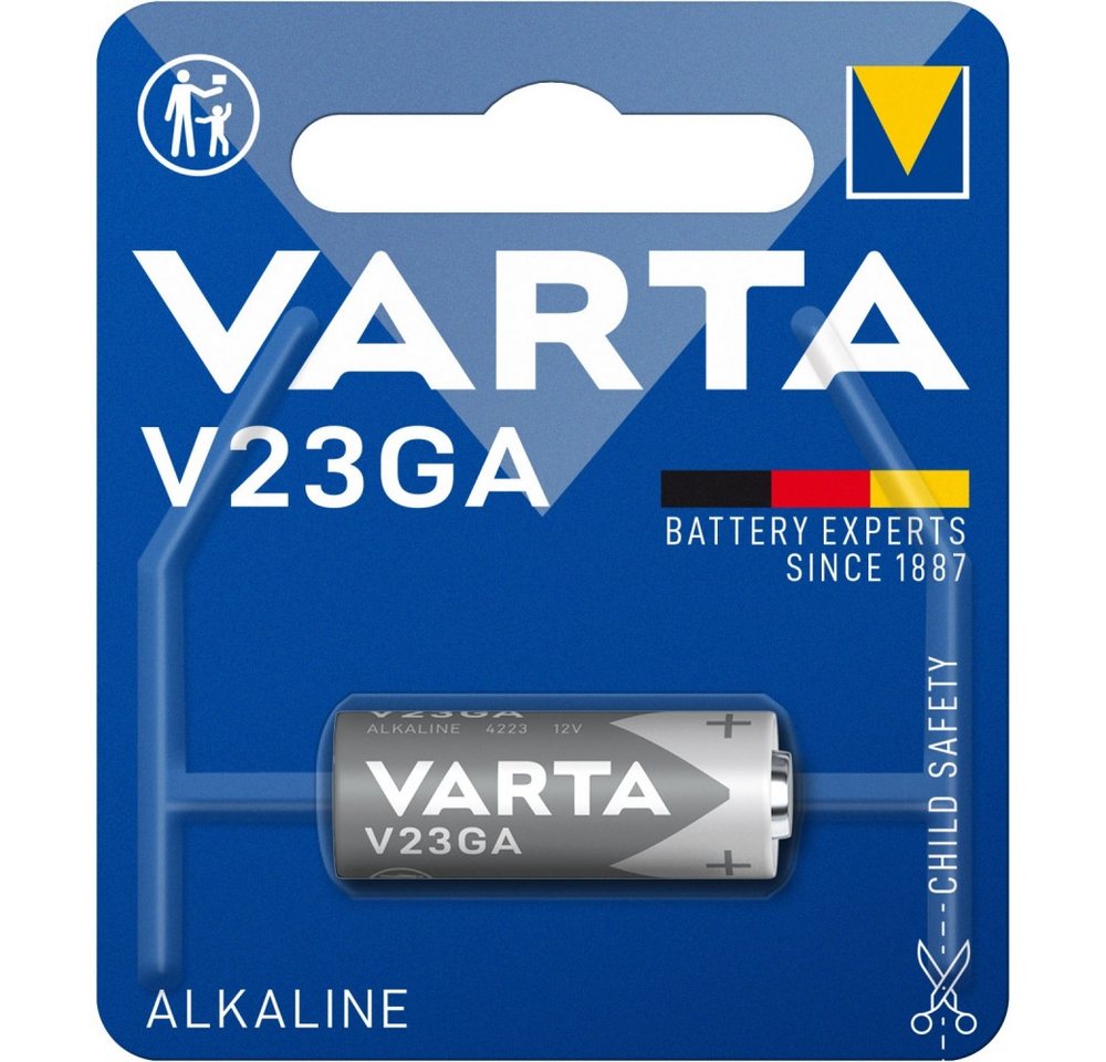 VARTA Varta V23GA 1er Blister Batterie - Spezialbatterie. Akku Varta V23GA 1er Blister Batterie (12 V V), Alkali Mangan Technologie von VARTA