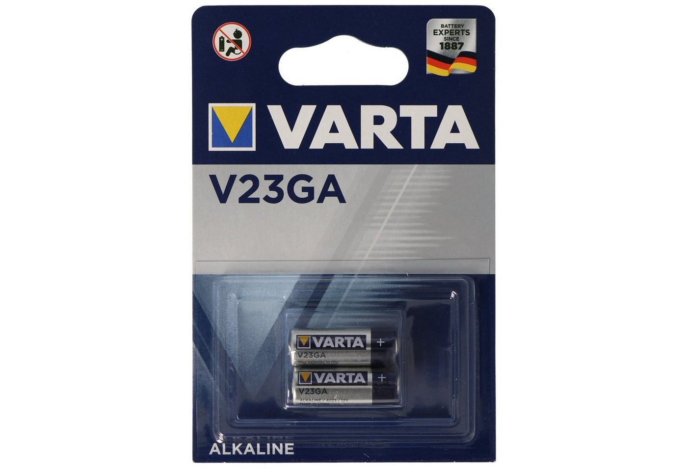 VARTA Varta V23GA Alkaline Batterie 2er Pack 4223 12V 738 765 Batterie, (12,0 V) von VARTA