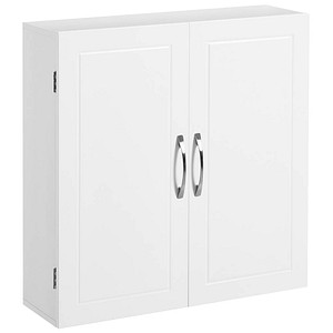 VASAGLE Bad-Hängeschrank weiß 60,0 x 18,0 x 60,0 cm von VASAGLE