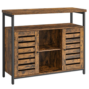 VASAGLE Sideboard, LSC79BX braun 100,0 x 35,0 x 81,5 cm von VASAGLE