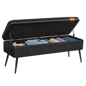 VASAGLE Sitzbank LOM074B01 schwarz Kunstleder 120,0 cm VASAGLE Sitzbank LOM074B01 schwarz Kunstleder 120,0 cm von VASAGLE