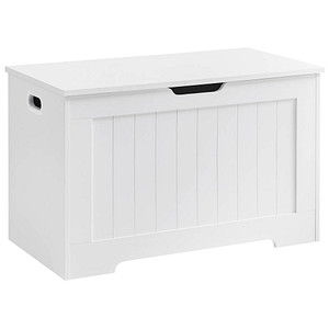 VASAGLE Sitztruhe LHS11WTV1 weiß Holz 76,0 cm von VASAGLE
