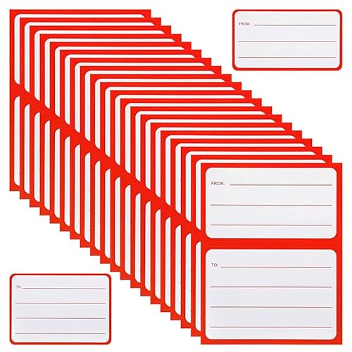 100 Stück 4 5X3 5 Zoll Nach/Von Rück Sende Adresse Versand Etiketten Leere Post Versand Etikett Selbst Klebende Handschrift Adresse Tags Porto Garantiert Aufkleber für Paket Schul 100 Stück 4 5X3 5 Zoll Nach/Von Rück Sende Adresse Versand Etiketten Leere Post Versand Etikett Selbst Klebende Handschrift Adresse Tags Porto Garantiert Aufkleber für Paket Schul von VASANA
