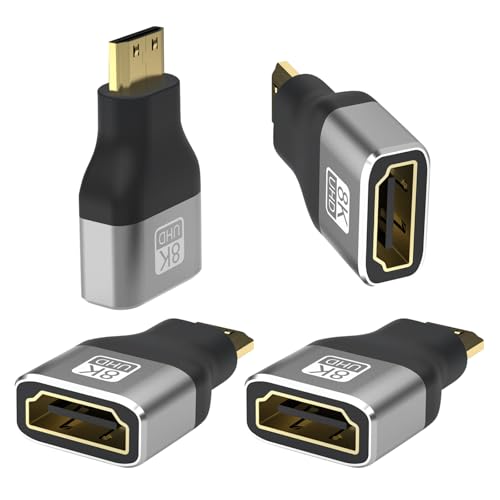 VASEEPIN Mini Hdmi Adapter 8k 60hz 4 Stück Tragbarer Mini Hdmi Stecker Schnurlos 8k MiniHdmi Auf Hdmi Adapter Mini Erweiterungskonverter Stecker Für Full Hd Ultrahochauflösend Digitalkamera Tv Tablet VASEEPIN Mini Hdmi Adapter 8k 60hz 4 Stück Tragbarer Mini Hdmi Stecker Schnurlos 8k MiniHdmi Auf Hdmi Adapter Mini Erweiterungskonverter Stecker Für Full Hd Ultrahochauflösend Digitalkamera Tv Tablet von VASEEPIN