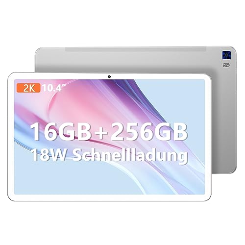 VASOUN 10.4 Zoll Tablet TAB 14 Android 11 Tablet PC mit 256 GB Speicher, 16 GB(8GB + 8 Erweitert) RAM & Octa-core Prozessor, 5G WiFi, 2000 x1200 FHD IPS Bildschirm, Thin, Silver White von VASOUN